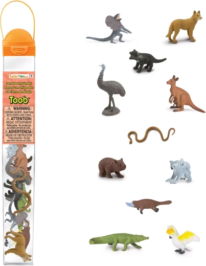 Safari Ltd. tubo Terra dei canguri – animali australiani (11 statuine)
