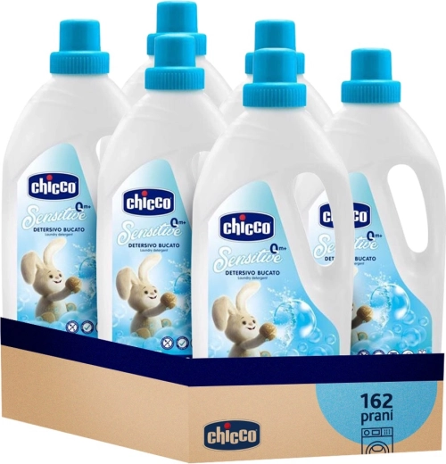 Chicco detersivo liquido Baby Sensitive 1,5 l - 6 pezzi