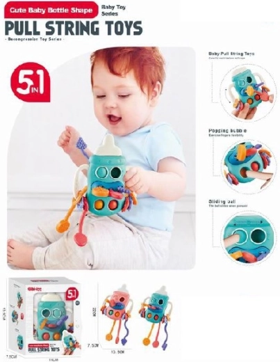 Sonaglio sensoriale a bottiglia per bambini