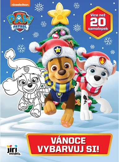 Colora! Paw Patrol – album di Natale da colorare con adesivi