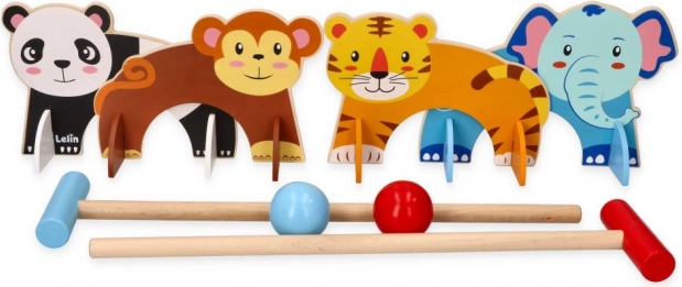 Croquet per bambini con motivo animale