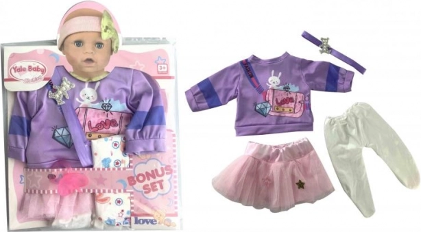 PLEJO Set di abbigliamento per bambola 40–43 cm