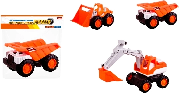 Giocattolo da costruzione in plastica – escavatore o camion ribaltabile