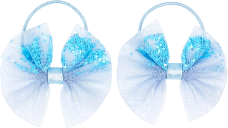 Souza! elastici per capelli Rohde con fiocco blu - 2 pezzi