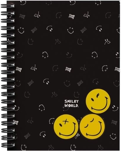 Blocco ad anelli A5 con doppia spirale SMILEY WORLD