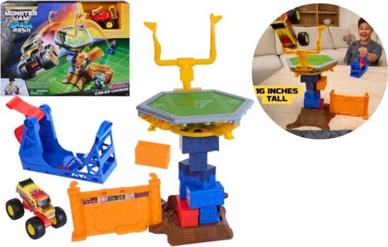 Spin Master Monster Jam set acrobatico Smash and Bash