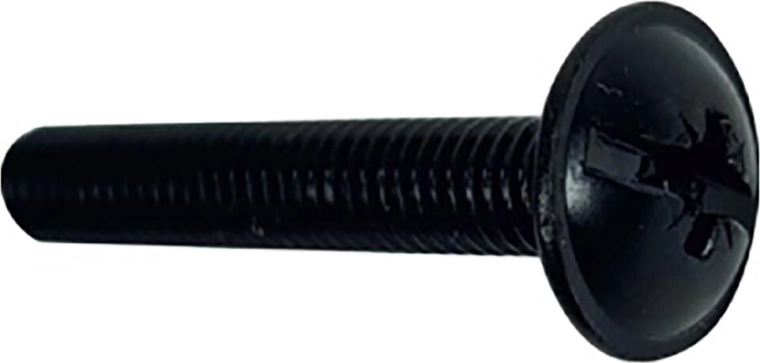 Viti con testa a cornice M4 × 30, nere (15 pezzi)