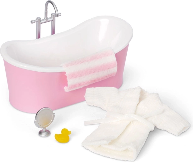 Lundby set da bagno per casa delle bambole – vasca da bagno freestanding