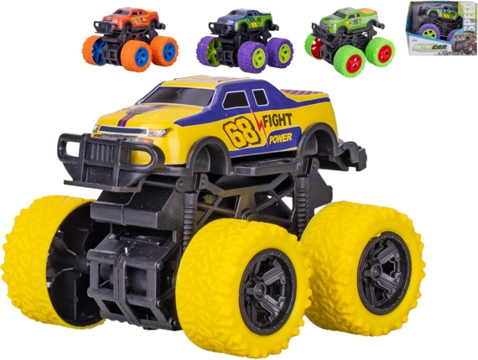 Monster truck in metallo con meccanismo a inerzia 10 cm