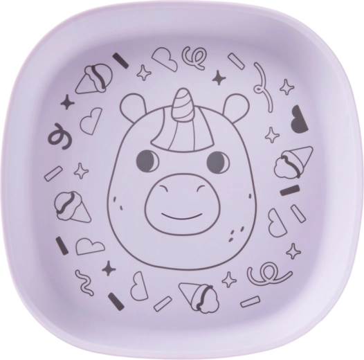 Piatto in silicone Skip Hop Besties Squad viola per bambini dai 2 anni