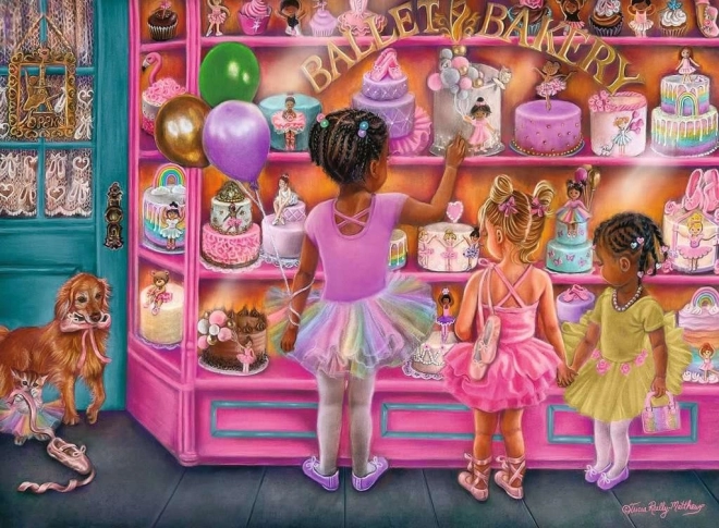 Puzzle Ravensburger Pasticceria per ballerine XXL – 100 pezzi
