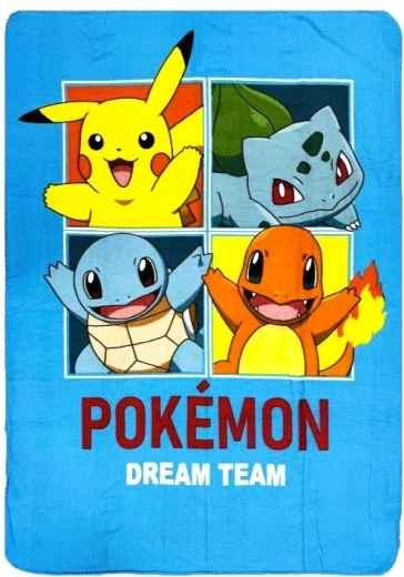 Coperta in pile Pokémon 100 × 140 cm