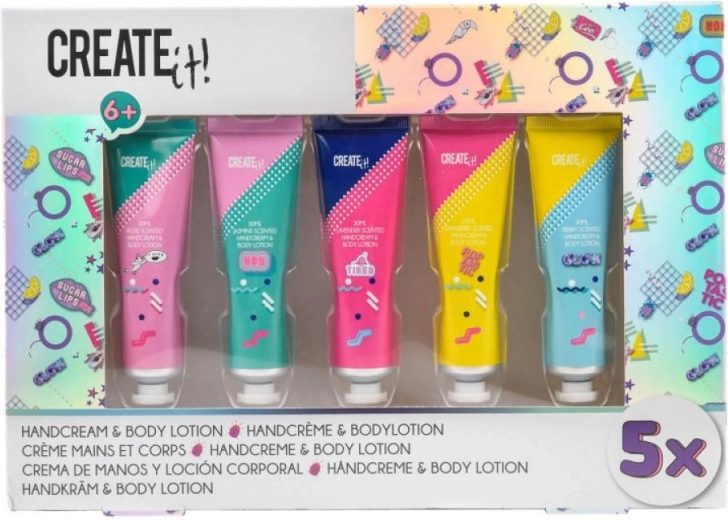 Set di creme per mani e corpo Create it (5× 30 ml)