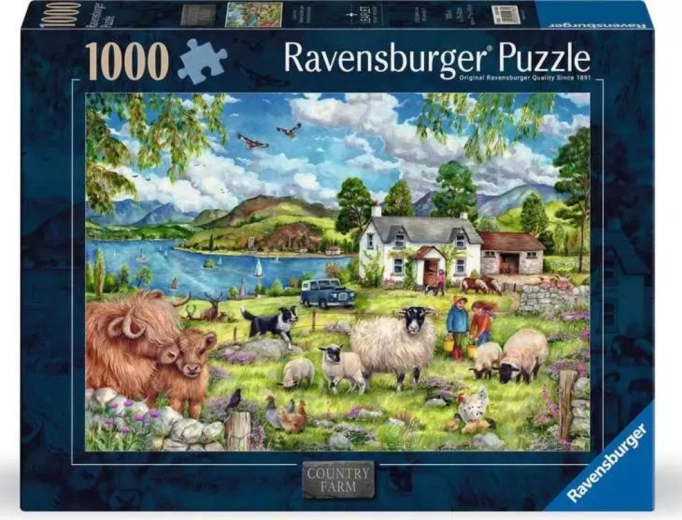 Puzzle Ravensburger fattoria di campagna 1000 pezzi