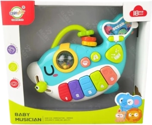 Pianino per bambini Delfino in scatola