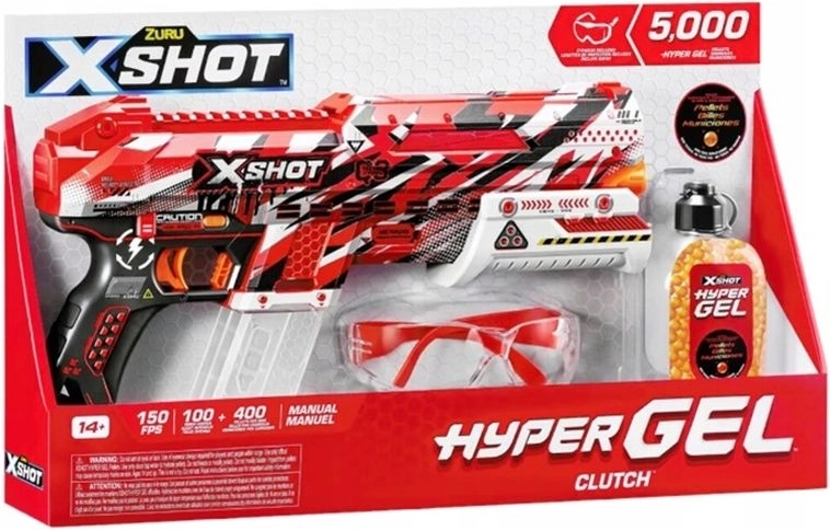 Pistola ZURU X-SHOT HyperGel con 500 palline gel