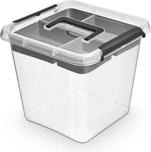 Box contenitore Simplestore insert con coperchio e maniglia 13 l (29 × 29 × 26 cm)