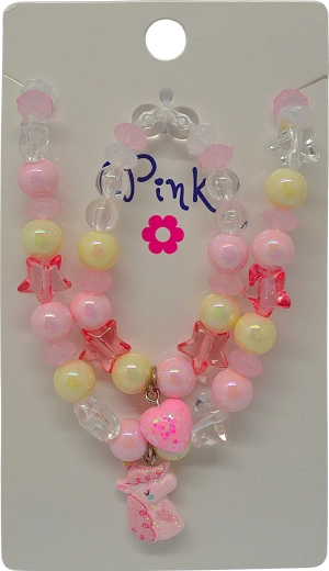 Set creativo per collana e braccialetto – unicorno