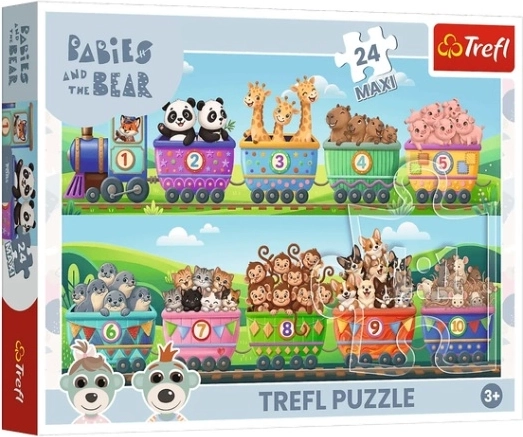 Maxi puzzle Il mondo delle piccole avventure, 24 pezzi