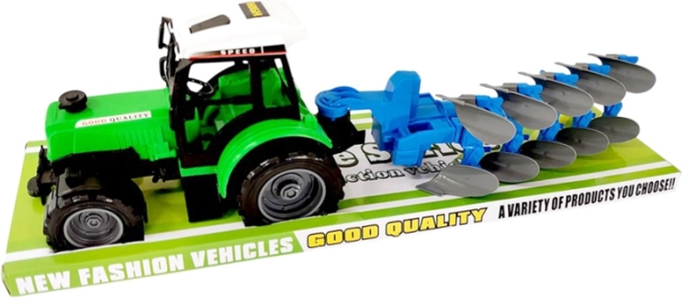 Trattore per piccoli agricoltori con attrezzo agricolo rimovibile