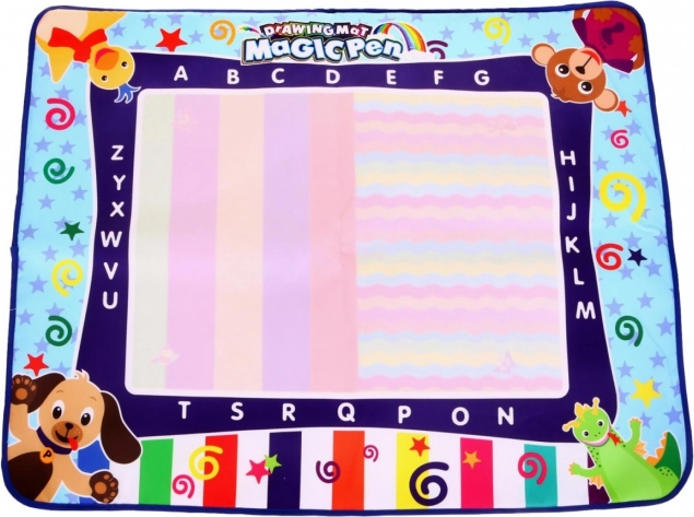 Tappetino da disegno ad acqua con accessori per bambini 3+