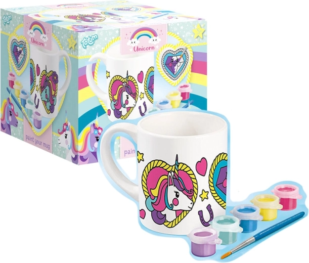 Pittura della tazza Unicorno – set creativo per bambini