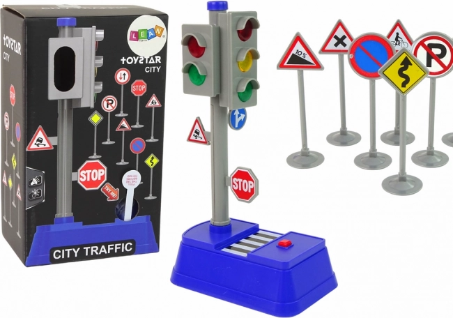 Set di segnali stradali Luci e Suoni 23 cm