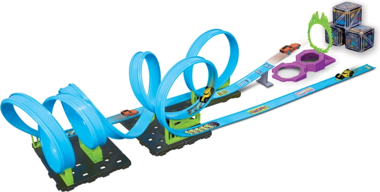 Maisto Cyber Racers Dual Race Challenge pista da corsa 2 in 1