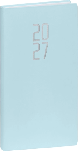 Agenda tascabile Notique Ponza 2027 azzurro chiaro 9 × 15,5 cm
