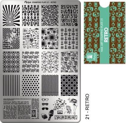 Moyra Retro 21 piastra per unghie