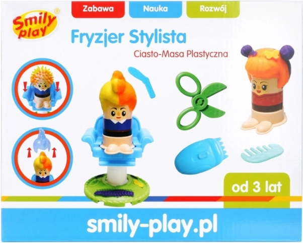 Set da parrucchiere in pasta modellabile per bambini