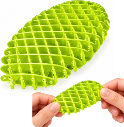 Fidget antistress elastico verde 5 cm