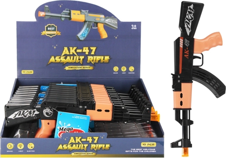 Fucile giocattolo con luce e suoni, 35 cm