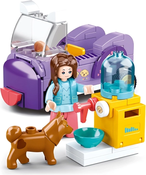 Sluban Girls Dream macchinina con mangiatoia per cagnolini