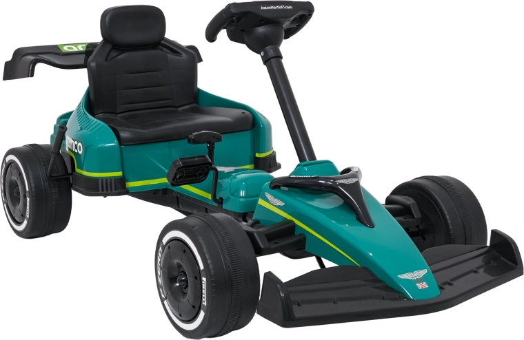 Go-kart a pedali ASTON MARTIN verde