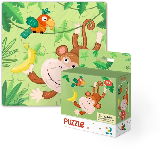 Puzzle DODO Scimmietta 16 pezzi