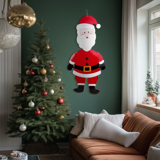 Decorazione natalizia in carta di San Nicola 90 cm