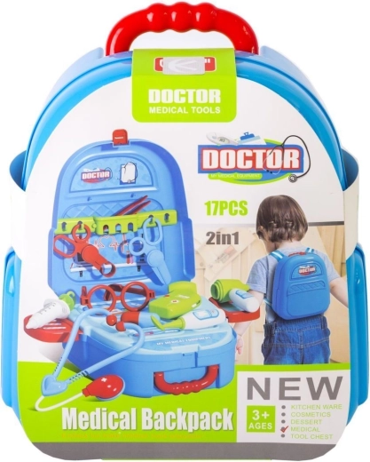Set medico per bambini in pratico zaino - 1 pezzo