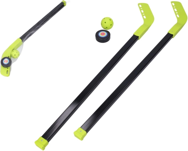 Set da hockey con disco e pallina