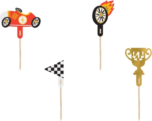 Decorazioni per muffin Cars 12 cm