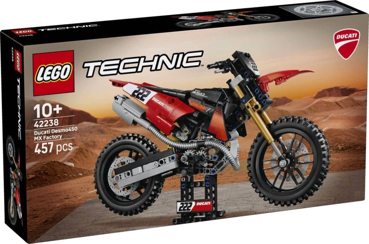 Moto LEGO Technic Ducati Desmo450 MX Factory