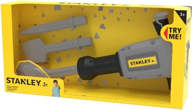 Martello pneumatico giocattolo Stanley per bambini a batterie con effetti luminosi e sonori