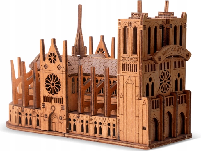WOODEN CITY puzzle 3D in legno cattedrale di Notre-Dame 96 pezzi