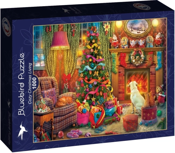 Puzzle Bluebird Natale sereno da 1000 pezzi