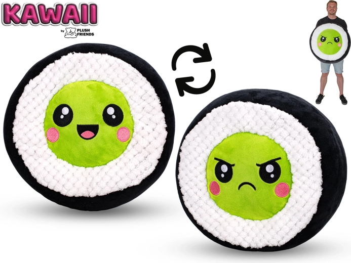 Sushi di peluche avocado 60 cm Plush Friends Kawaii - 1 pezzo