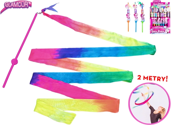 Nastro da ginnastica ritmica Glamour 200 cm