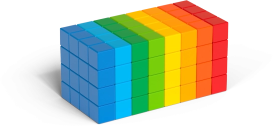 Geomag Magicube Full Color – cubi magnetici 128 pezzi