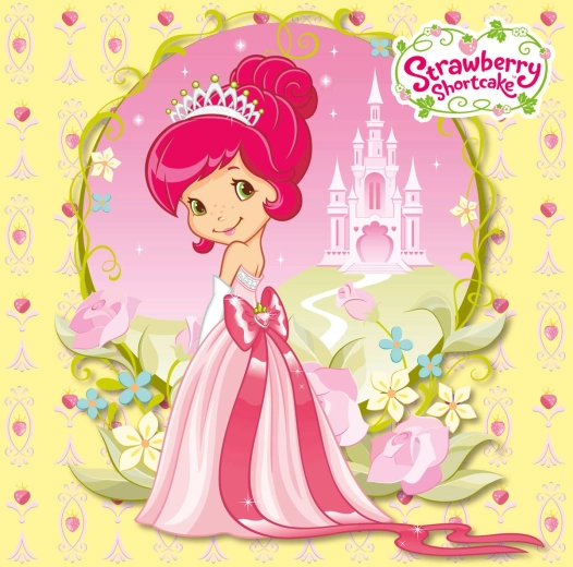 Akim album da colorare quadrato Fragolina Dolcecuore (Strawberry Shortcake) - 1 pezzo