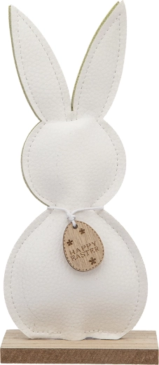 Statuetta decorativa coniglio con pendente 23 cm