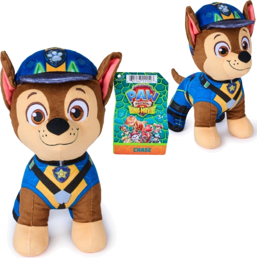 Spin Master Paw Patrol: avventura dino - peluche Chase 20 cm - 1 pezzo